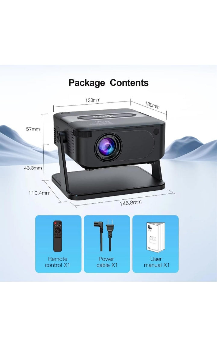 Mini portable projector /4k hd quality