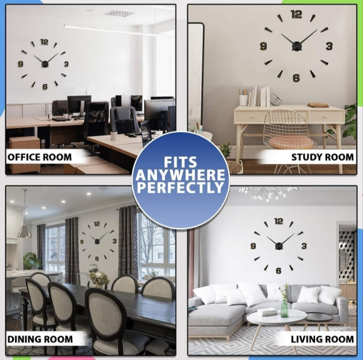 3D wall clock