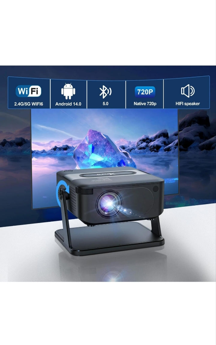 Mini portable projector /4k hd quality